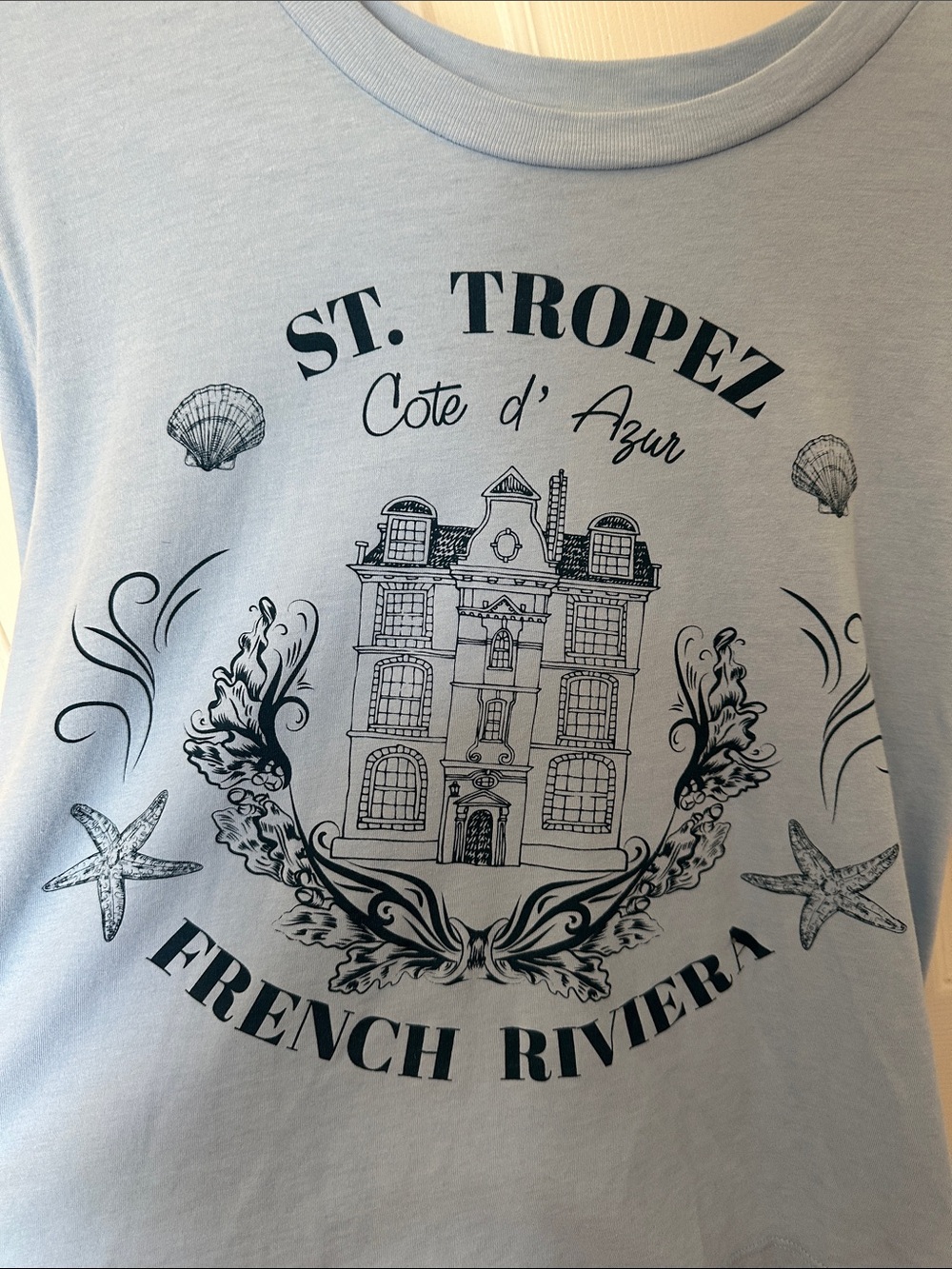Blue Design Tee - Picture 2 of 4